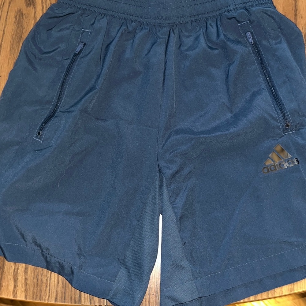 Adidas Navy blue athletic shorts